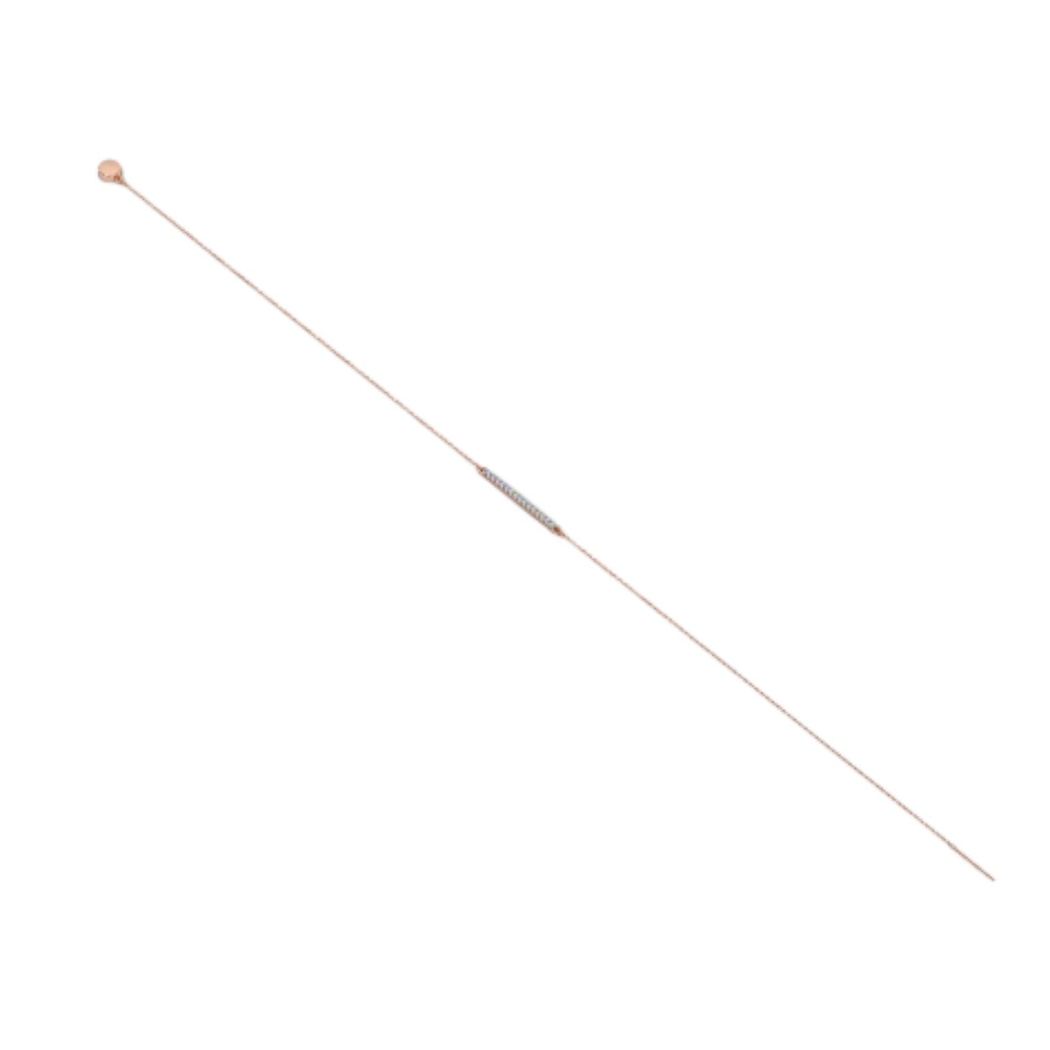 Rose Gold Lovely Charm 925 Sterling Silver Anklet By Kesardeep Impex For Women
